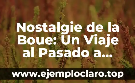 Nostalgie de la Boue: Un Viaje al Pasado a Través de la Psicología Social