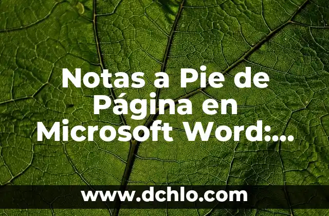 Cerrar Formulario en Microsoft Access: Guía Completa 8 Notas a Pie de Página en Microsoft Word: Guía Definitiva