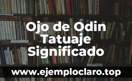 Significado en inglés de bite: Un viaje al corazón del lenguaje 7 Ojo de Odin Tatuaje Significado