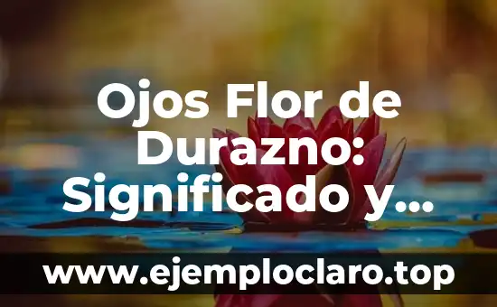Tatuaje Flor de la Vida Significado 3 Ojos Flor de Durazno: Significado y Características