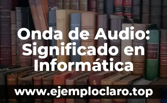 Nombre de Dominio Significado en Informática 5 Onda de Audio: Significado en Informática