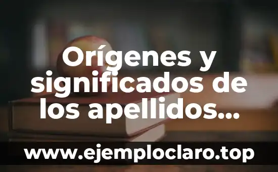 Orígenes y significados de los apellidos catalanes
