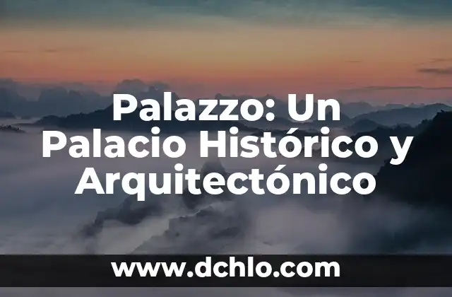Escalinata de una pirámide: Un viaje arquitectónico a la historia 4 Palazzo: Un Palacio Histórico y Arquitectónico