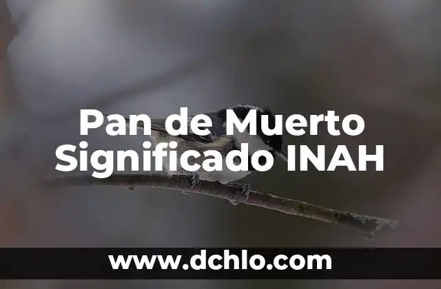 Pan de Muertos: El Tradicional Pan para el Día de los Muertos 6 Pan de Muerto Significado INAH