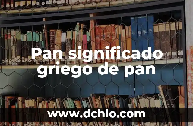 Pan de Muertos: El Tradicional Pan para el Día de los Muertos 4 Pan significado griego de pan