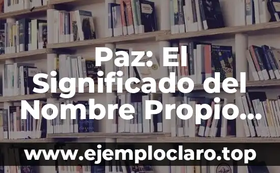 Nombres de Anime con Significados Profundos: Un Viaje Cultural 6 Paz: El Significado del Nombre Propio con Orígenes Profundos