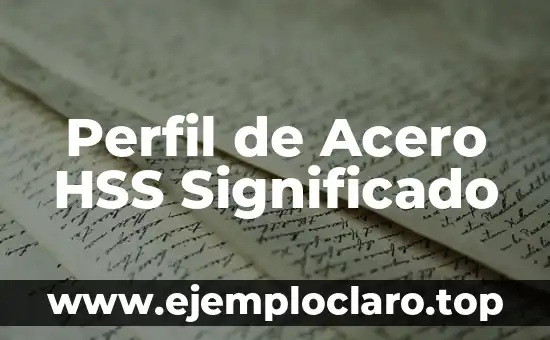 Cómo cambiar mi nombre en Instagram: Guía definitiva para personalizar tu perfil 3 Perfil de Acero HSS Significado