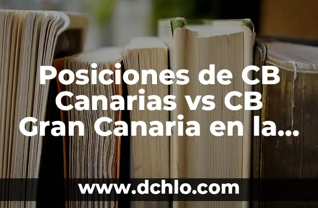 Multitud: El significado detrás de una gran cantidad de personas 4 Posiciones de CB Canarias vs CB Gran Canaria en la Liga ACB