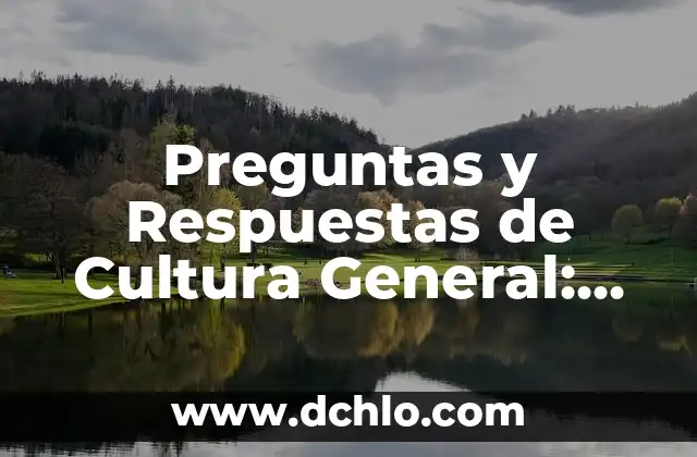 Generador de Significados de Siglas: La Herramienta Definitiva para Crear Acronimos 3 Preguntas y Respuestas de Cultura General: Guía Definitiva