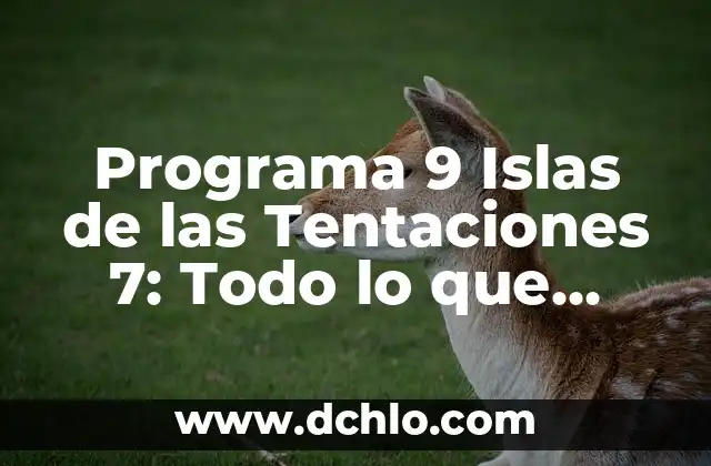 Instagram Ana Islas de las Tentaciones 7: Todo lo que Necesitas Saber 7 Programa 9 Islas de las Tentaciones 7: Todo lo que necesitas saber