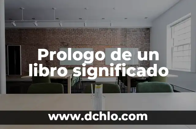 Fundación de DF y significado 4 Prologo de un libro significado