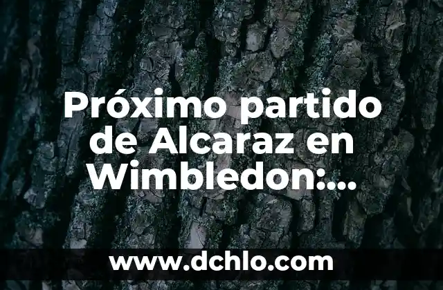 Final de Bailando con las Estrellas: ¿Quién será el próximo campeón? 7 Próximo partido de Alcaraz en Wimbledon: Fecha, hora y rivalidad