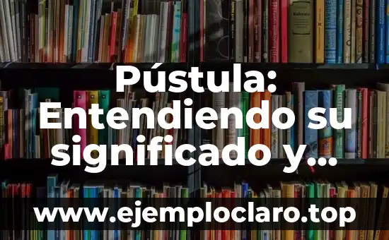 Entendiendo el Concepto de Hábitat 8 Pústula: Entendiendo su significado y relevancia médica