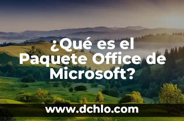Notas a Pie de Página en Microsoft Word: Guía Definitiva 8 ¿Qué es el Paquete Office de Microsoft?