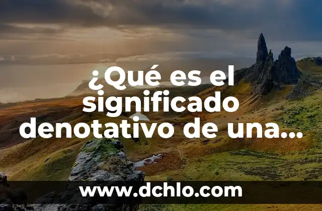 Inciensos y su significado en la cultura y la espiritualidad 7 ¿Qué es el significado denotativo de una imagen?