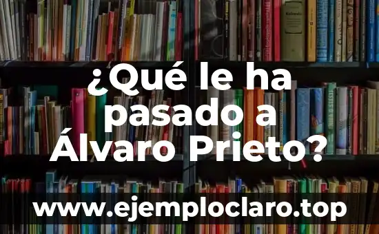 ¿Qué le ha pasado a Álvaro Prieto?