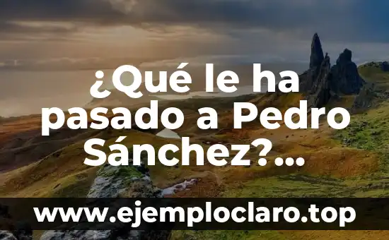 ¿Qué le ha pasado a Messi? La historia detrás de la carrera del astro argentino 5 ¿Qué le ha pasado a Pedro Sánchez? Análisis de su carrera política