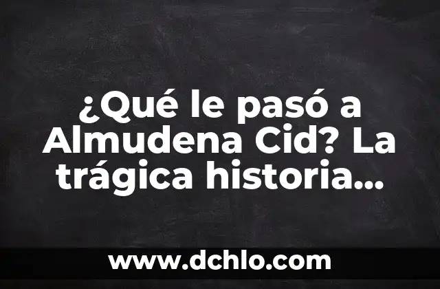 El Misterio detrás de las Señales del Ferrocarril 8 ¿Qué le pasó a Almudena Cid? La trágica historia detrás de la gimnasta española
