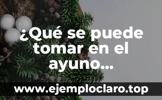 ¿Qué se puede tomar en el ayuno intermitente? – Guía completa para principiantes