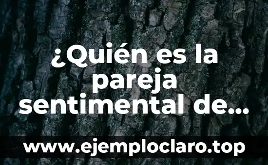 El Significado Sentimental de la Chilena: Un Viaje por su Historia y Simbolismo 8 ¿Quién es la pareja sentimental de Cristina Pardo?