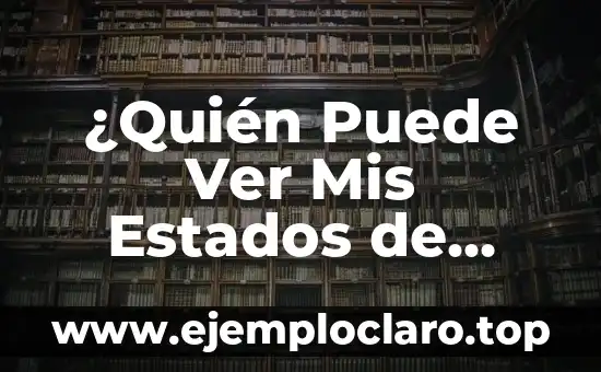 ¿Quién Puede Ver Mis Estados de WhatsApp?