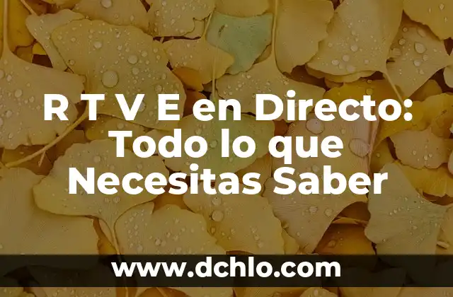Introducción al significado de t en Minitab 5 R T V E en Directo: Todo lo que Necesitas Saber