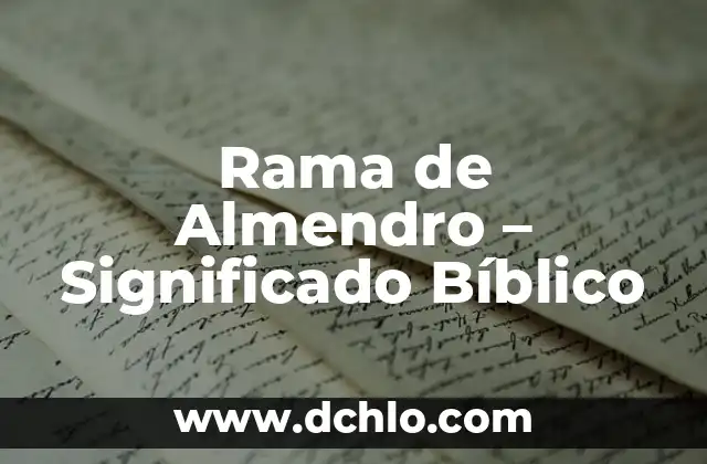 El Significado de la Flor de Loto Amarilla 4 Rama de Almendro – Significado Bíblico