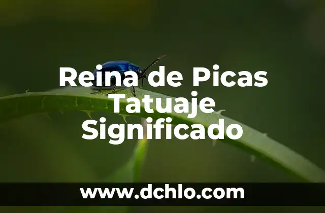 La Reina de Uxmal: Un Misterio en la Historia Maya 4 Reina de Picas Tatuaje Significado