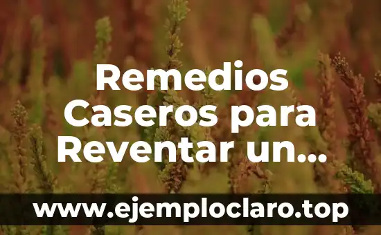 Remedios Caseros para Reventar un Absceso: Soluciones Naturales Efectivas
