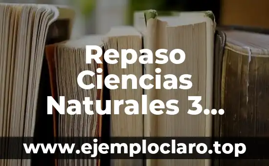 Concepto y significado de emisor en formato PDF 7 Repaso Ciencias Naturales 3 Primaria PDF: Un Recurso Esencial para Aprender