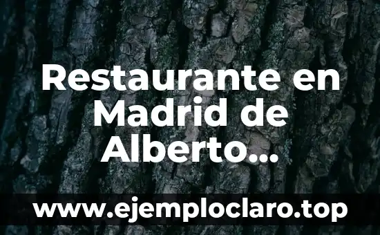 Significado de Steakhouse: Restaurante Especializado en Carnes a la Parrilla 4 Restaurante en Madrid de Alberto Chicote: Descubre la Experiencia Gastronómica