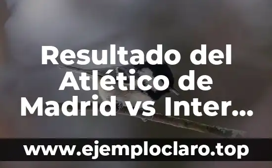 Nombre de Persona Milan Significado 8 Resultado del Atlético de Madrid vs Inter de Milán – Análisis y Detalles