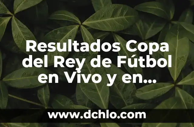 Selección de Fútbol de España Femenina: Todo lo que Necesitas Saber 7 Resultados Copa del Rey de Fútbol en Vivo y en Directo