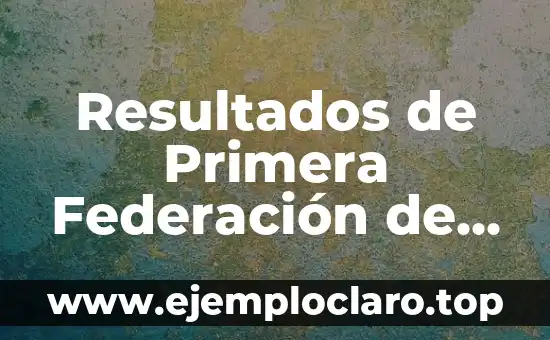Resultados de Primera Federación de Fútbol en Vivo y en Directo