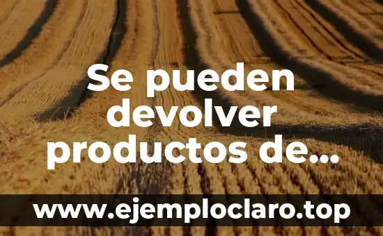Se pueden devolver productos de alimentación en Carrefour: Política de Devolución de Alimentos en Carrefour