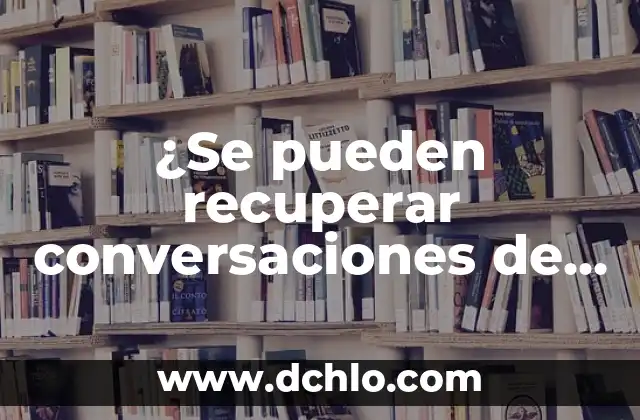 Significado del Mono de WhatsApp 3 ¿Se pueden recuperar conversaciones de WhatsApp eliminadas?