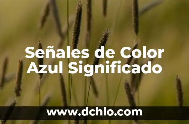 C贸mo hacer azul ftalo 5 Se帽ales de Color Azul Significado