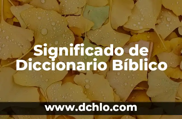 El significado bíblico de Caín 7 Significado de Diccionario Bíblico