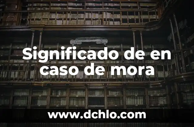 En Grado de Tentativa Significado: Un Acercamiento al Concepto 4 Significado de en caso de mora