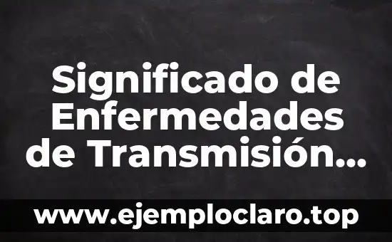 Significado de Enfermedades de Transmisión Sexual