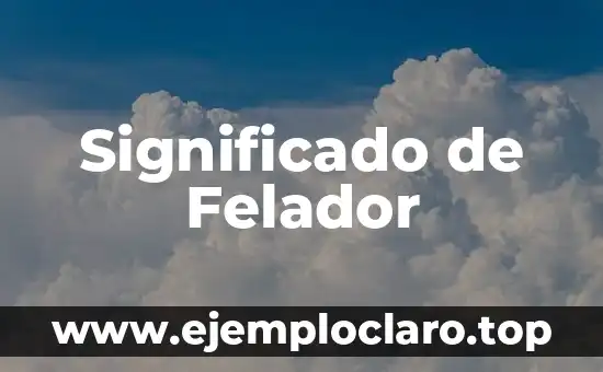 Significado de Felador