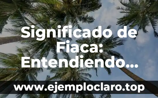 Significado de Fiaca: Entendiendo un Término Argentino