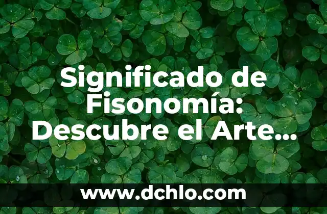 ¿Qué significa soñar con serpientes? Interpretación de los sueños con serpientes 8 Significado de Fisonomía: Descubre el Arte de la Interpretación Facial