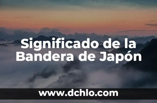Investigar el Significado de Ácido 6 Significado de la Bandera de Japón