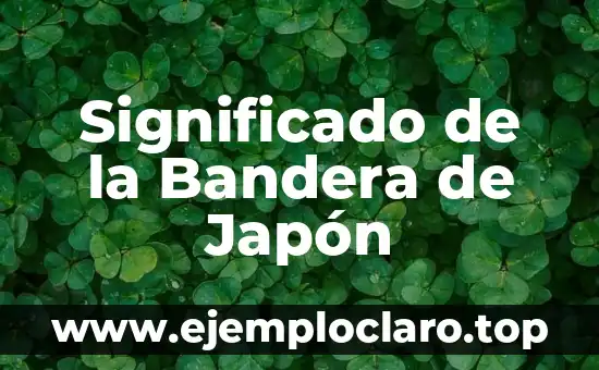 Significado de la Bandera de Japón