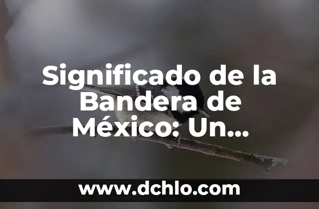 Topónimos de México y su Significado 6 Significado de la Bandera de México: Un Símbolo Nacional