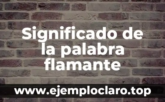 El Significado de Nomada: Un Viaje por la Definición en Wikipedia 4 Significado de la palabra flamante