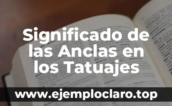 Significado de las Anclas en los Tatuajes