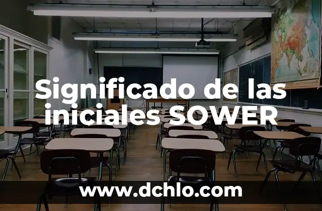 Significado de las Iniciales en Laptop 5 Significado de las iniciales SOWER