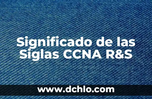 Significado El Ermitaño de Marsella: Descubriendo su Profundo Simbolismo 4 Significado de las Siglas CCNA R&S